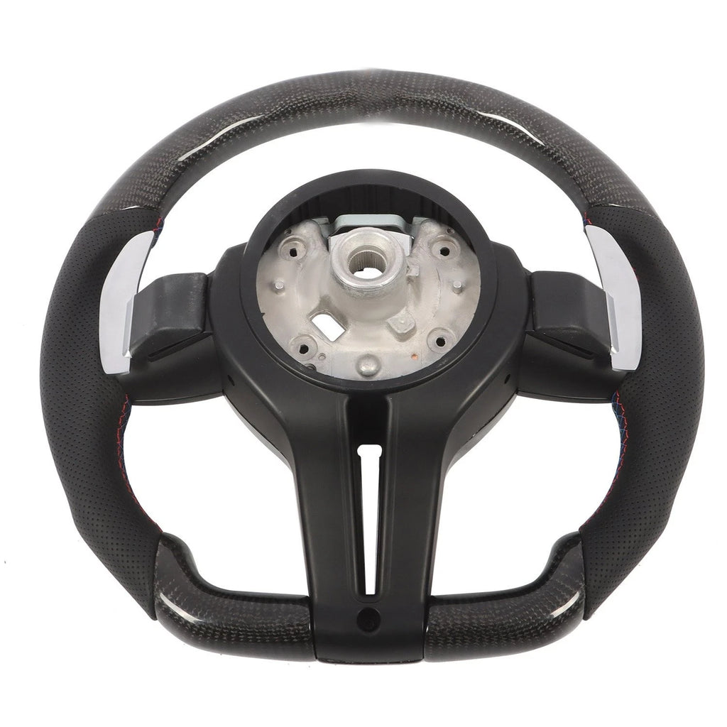 Carbon Fiber Steering Wheel for BMW F20 F21 F30 F32 F80 F82 F87 M2 M3 M4 (2012–2020)