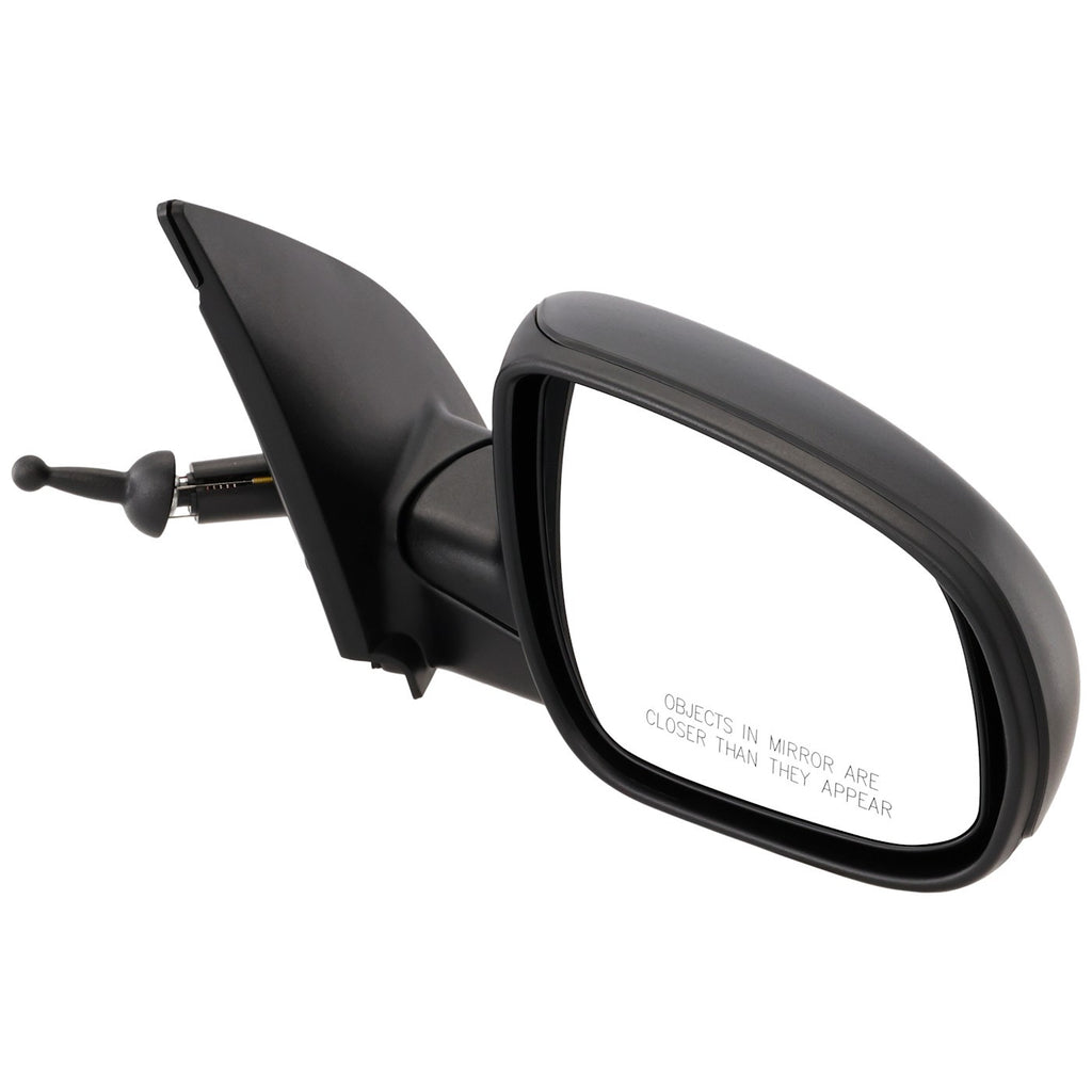 Manual Remote Mirror for Hyundai Accent (2010–2011) Right Black