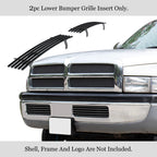 Black Billet Grille Insert for Dodge Ram Regular Model (1994-2001)