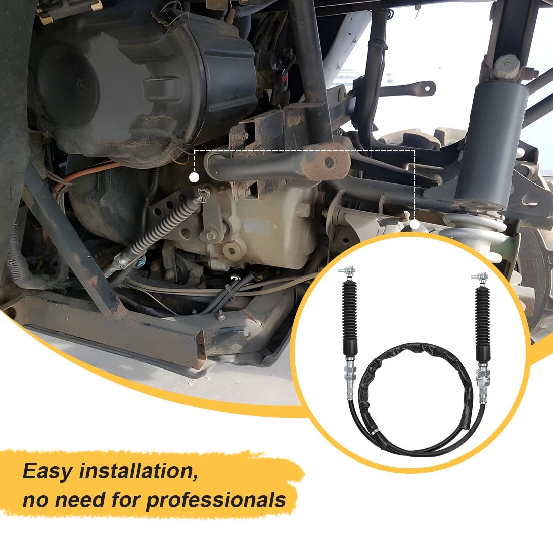 Gear Shift Cable for Polaris General 1000, XP 1000 (2016–2025) 7082078