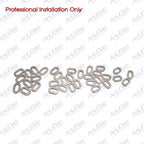 34Pcs Stainless Steel Hull Body Washer Kit for Sea Doo Spark 900 (2014–2023)