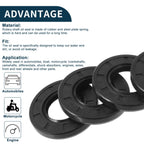 Set of 5 Oil Seal Rotary Shaft Seal NBR Rubber 25x48x7mm