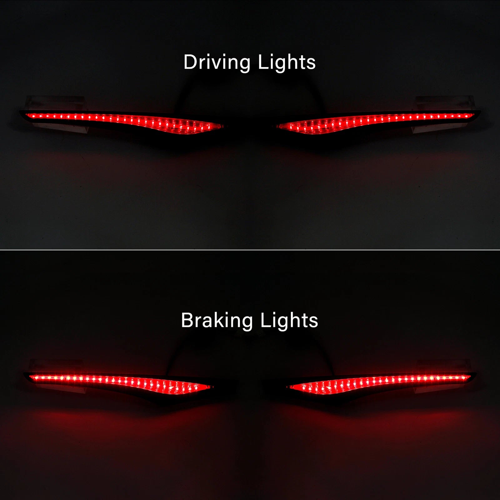 Saddlebag Accent Swoop LED Light for Honda GL1800 (2012–2017) F6B (2013–2017)