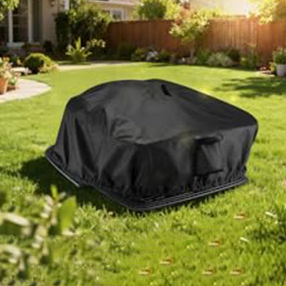 Protective Lawn Mower Robot Cover Waterproof with Drawstring Handle