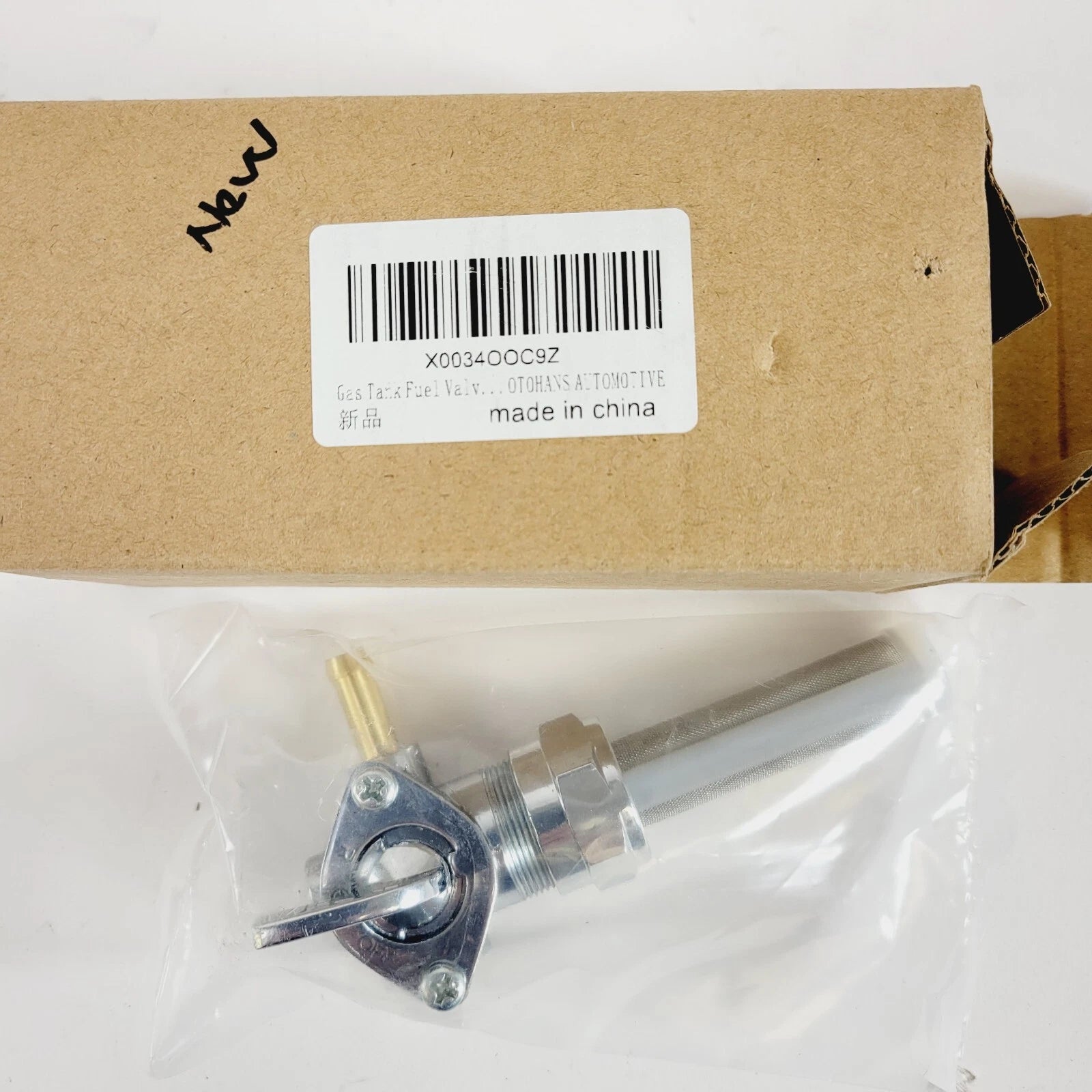 Chrome Gas Tank Fuel Valve Petcock Switch 22MM Left for Harley Davidson