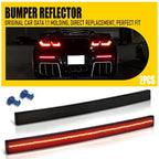 Smoked Red LED Rear Bumper Reflector Lights for Chevrolet Corvette C7 (2014–2019)