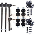Set of 8 Front Lower Ball Joints and Sway Bar Tie Rods for Chevrolet Malibu (1997–1998)