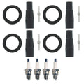 Set of 4 Denso Iridium Spark Plugs & Coil Boots for CT200h Corolla (2011–2013)