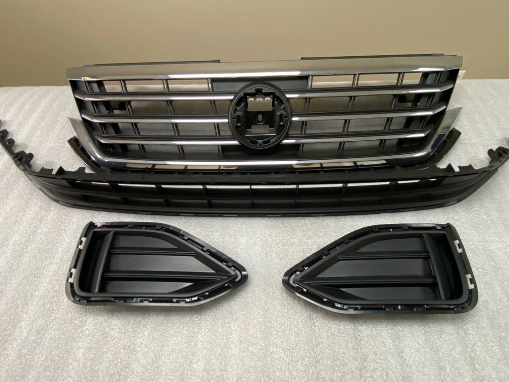 Set of 2 Front Grills & Fog Covers for VW Passat (2020–2022)