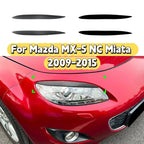 1 Pair Tape-On Headlight Eye Lids Covers for Mazda MX-5 NC Miata (2009–2015)