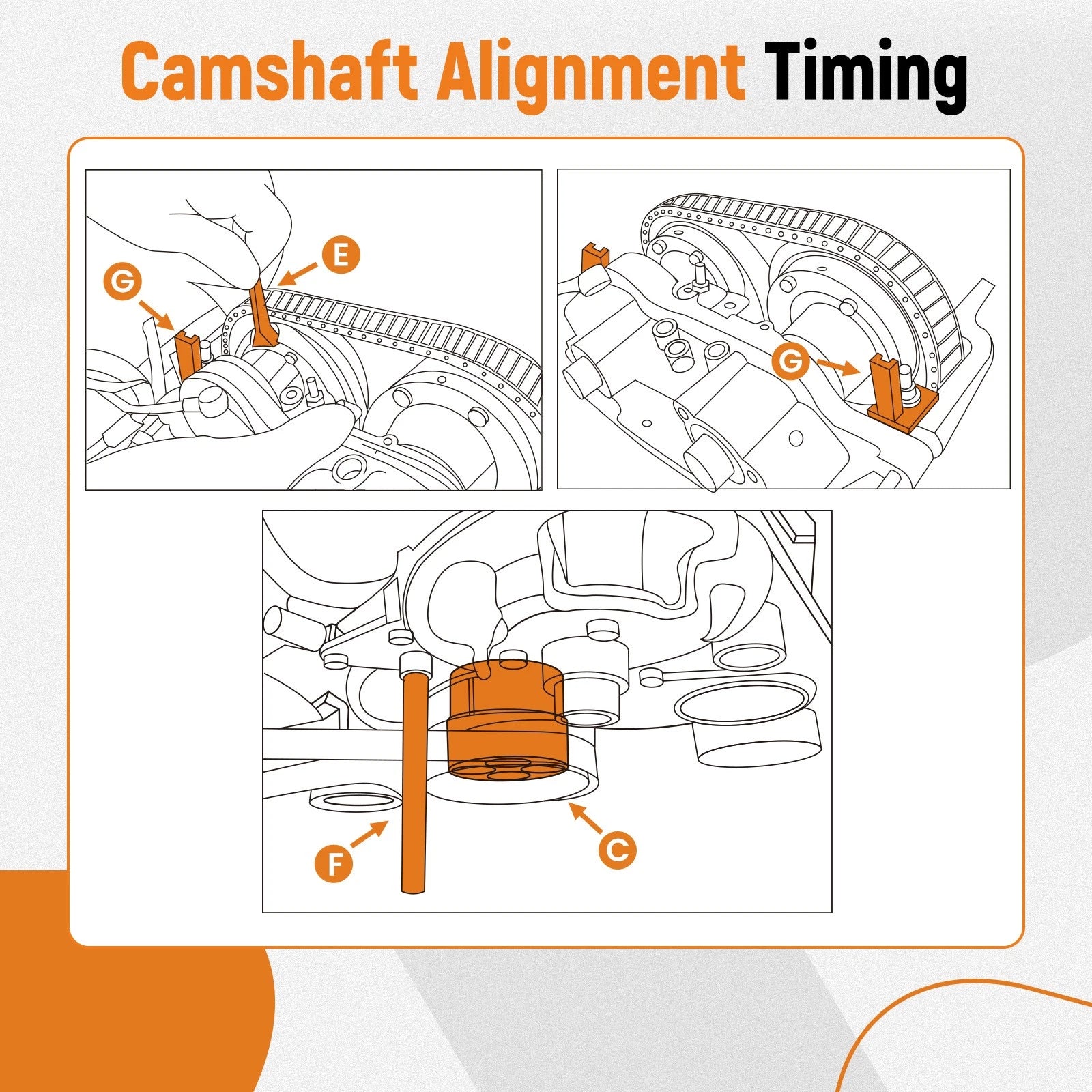 Camshaft Timing Tool Kit for BMW M3 Coupe (1999–2006)