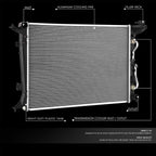 Cooling Radiator for Genesis Coupe 3.8L (2013–2016) 13467