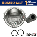 Set of 4 STD Pistons & Rings for Isuzu D201 (2.2Di)