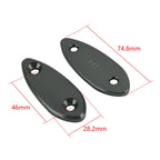 CNC Titanium Mirror Block Off Plates for Kawasaki Ninja 250 300 400 650 (2013–2022)