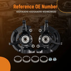 Steering Knuckle Wheel Hub Assembly for Toyota Camry 2.4L (2004–2006) 698-398