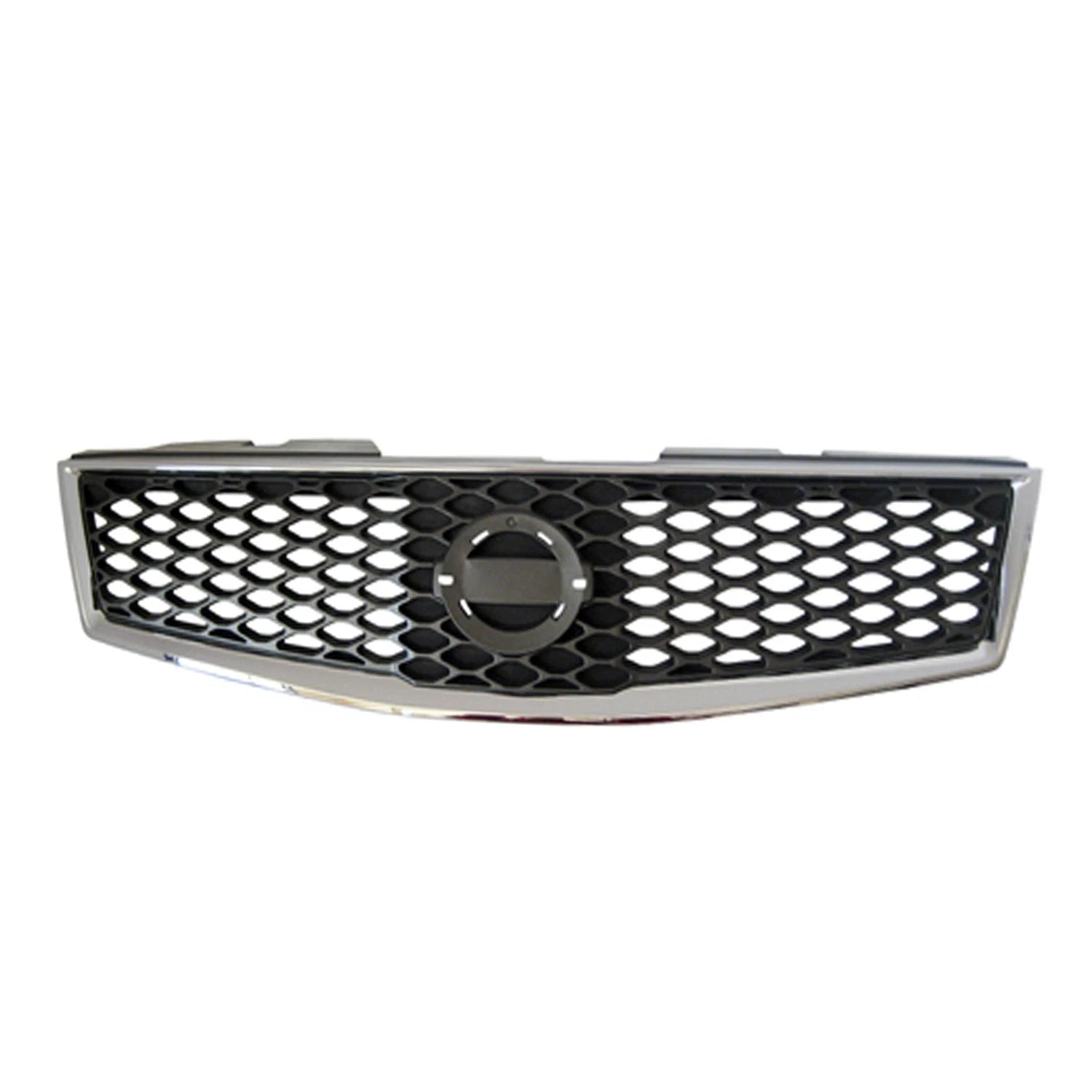 Replacement Black Chrome Plastic Grille with Emblem Hole for Jeep Wrangler (2007–2018)