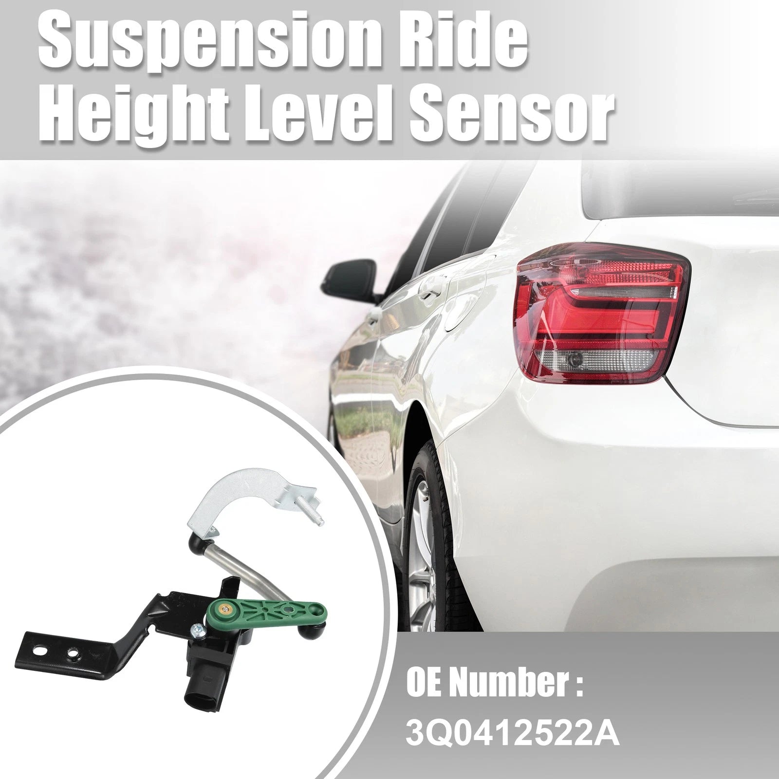 Front Right Height Level Sensor for Volkswagen Arteon (2019–2023) No. 3Q0412522A