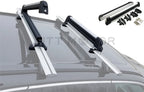 Rooftop SnowRack Plus Ski Rack for Cars (Fits 6 Pair Skis, 4 Snowboards)
