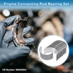 Set of 8 Connecting Rod Bearings for Mitsubishi  MD002843