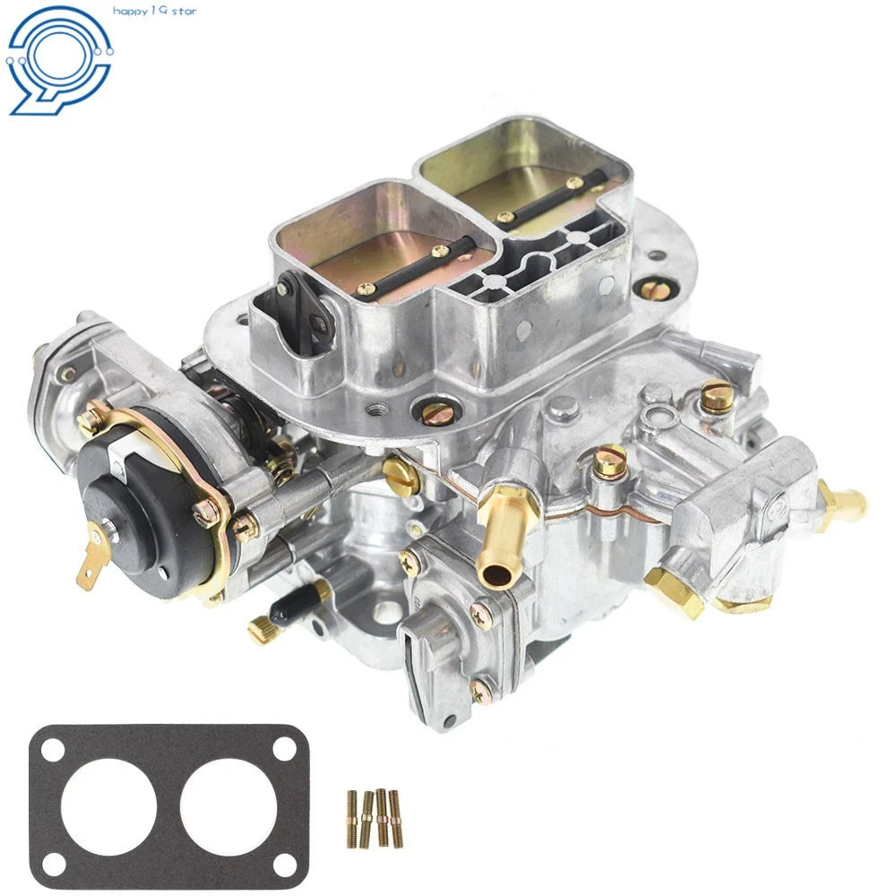 2X 38mm 2 Barrel Carburetor for Fiat Renault Ford VW Dodge Toyota Jeep