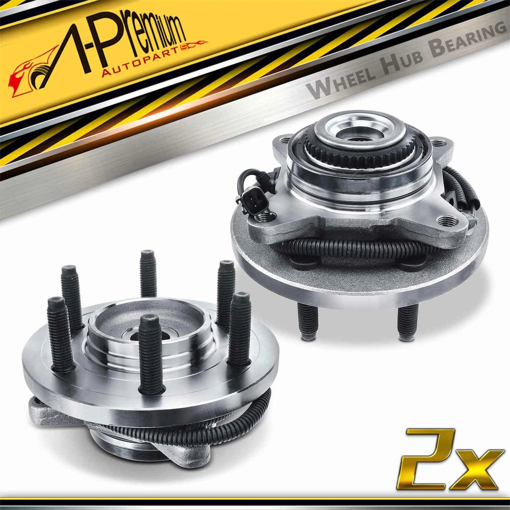 2X Front Wheel Hub & Bearing Assembly for Ford F-150 Expedition (2011–2014)