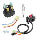 Start Stop Switch & Starter Solenoid Relay Kit for Yamaha Wolverine 350 (2000–2005)