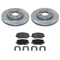 Front Rotors & Wagner ThermoQuiet Ceramic Brake Pads Kit for Kia Forte5 (2014–2018)