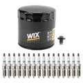 Wix Engine Oil Filter & Denso 16 Iridium TT Spark Plugs for 300 Commander (2006–2010)