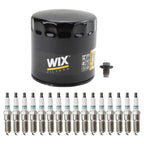 Wix Engine Oil Filter & Denso 16 Iridium TT Spark Plugs for 300 Commander (2006–2010)