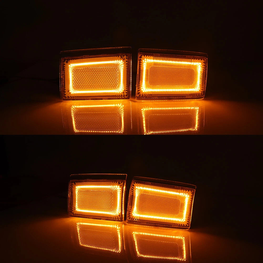Set of 4 LED Side Marker Lights for Chevrolet C/K 3500 Suburban Blazer (88–93)