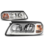 LED DRL Headlight/Lamp for Chevy Impala (2000–2005) Chrome Housing Amber