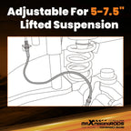 Extended Brake Lines for Chevy Tahoe GMC Yukon (2007–2019) 25.19" Lift Kit