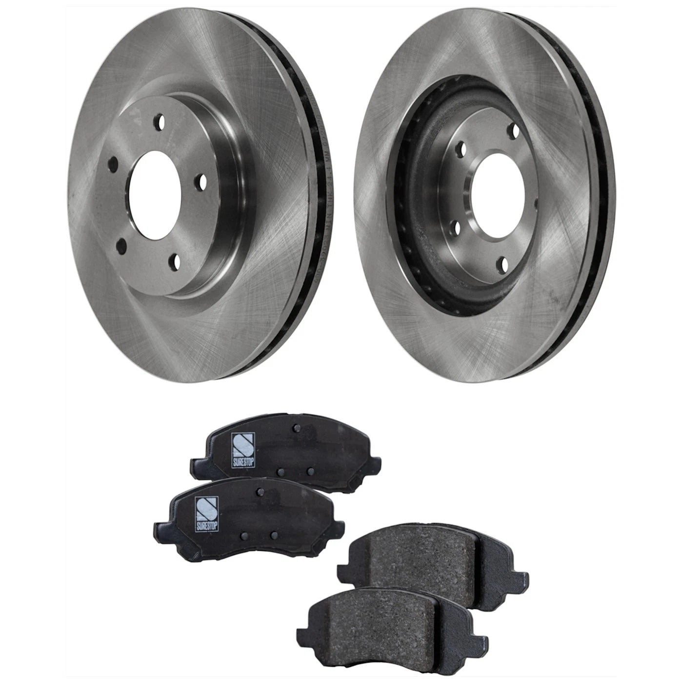 Brake Disc and Pad Kit for Jeep Patriot, Chrysler 200 (2013–2017)