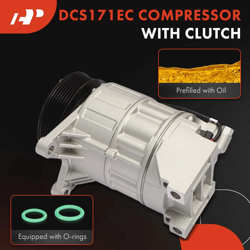 A/C Compressor with Clutch & 7 Groove Pulley for Nissan Pathfinder (2022–2024)