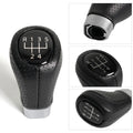 5 Speed Shift Knob Black PU Leather for BMW E36 E46 M3 Z4 E90 E91 E92 M5 E39 (1992–2010)