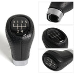 5 Speed Shift Knob Black PU Leather for BMW E36 E46 M3 Z4 E90 E91 E92 M5 E39 (1992–2010)