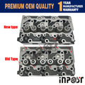 Cylinder Head Assembly with Full Gasket for Kubota D1703 D1703E (2000–2023)