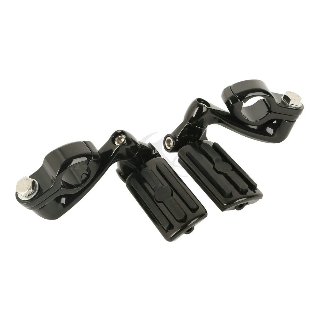 32mm Engine Guard Highway Foot Pegs for Adjustable Male Mount Kit (360°)