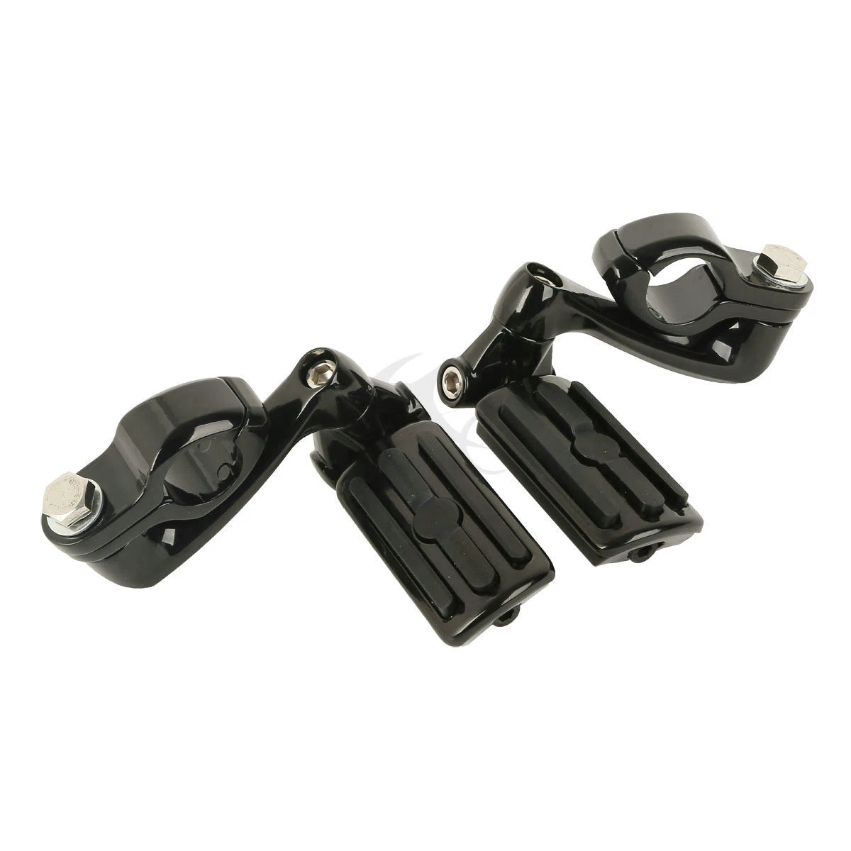 32mm Engine Guard Highway Foot Pegs for Adjustable Male Mount Kit (360°)