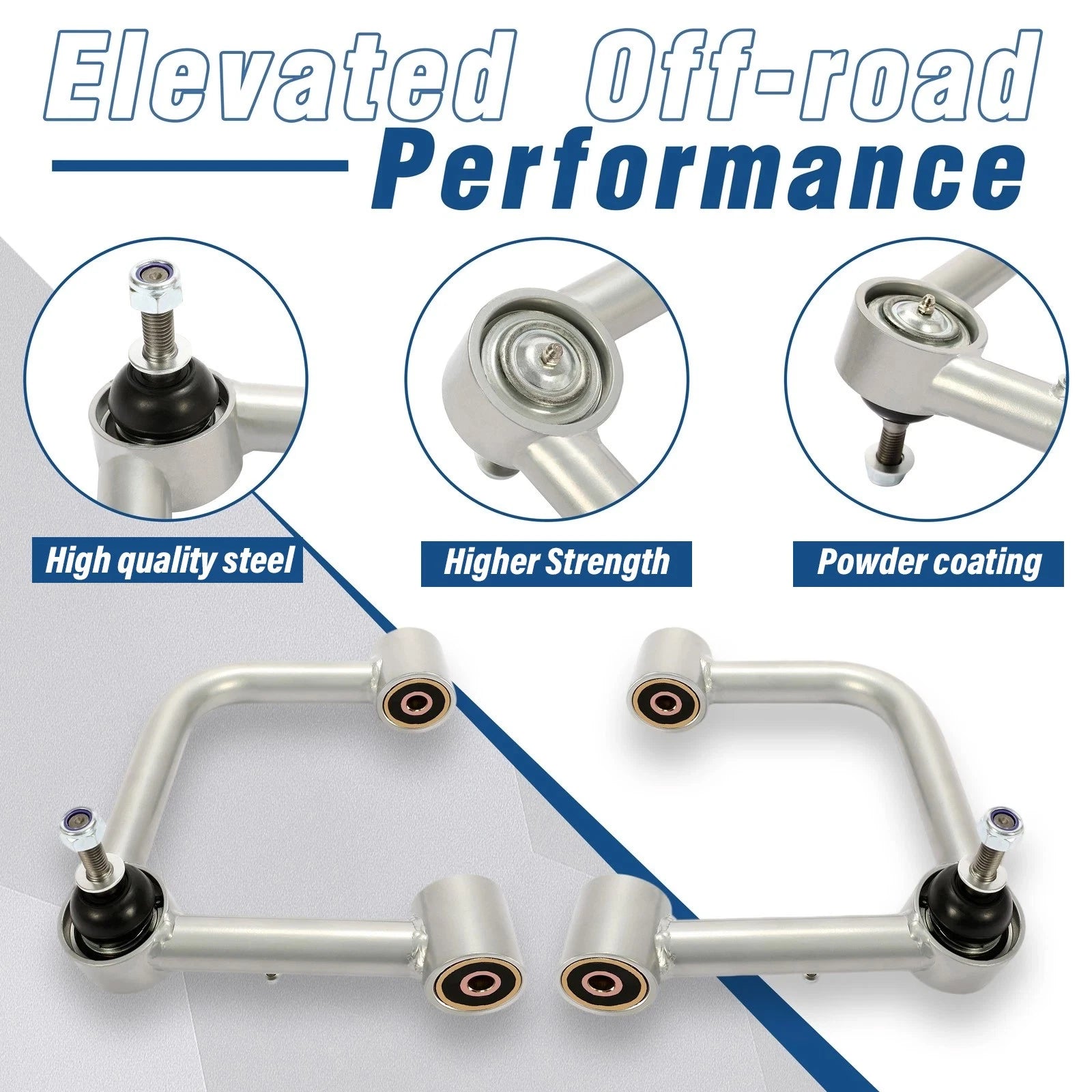 Front Upper Control Arms Lift Kit for Toyota 4Runner (2003–2024) FJ Cruiser (2007–2014)