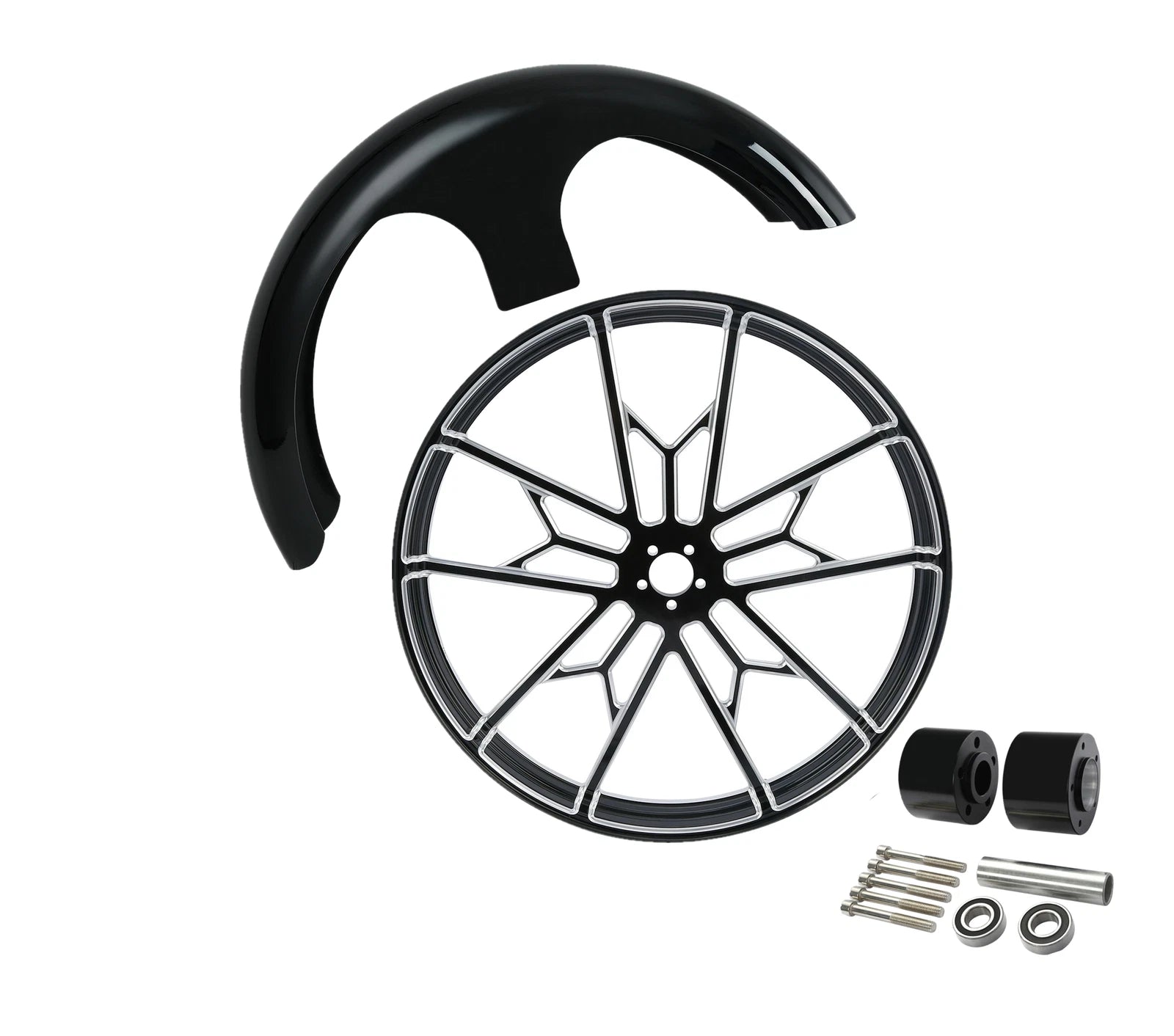 30" Front Wheel Rim & Fender for Harley Electra Glide (2008–Present)