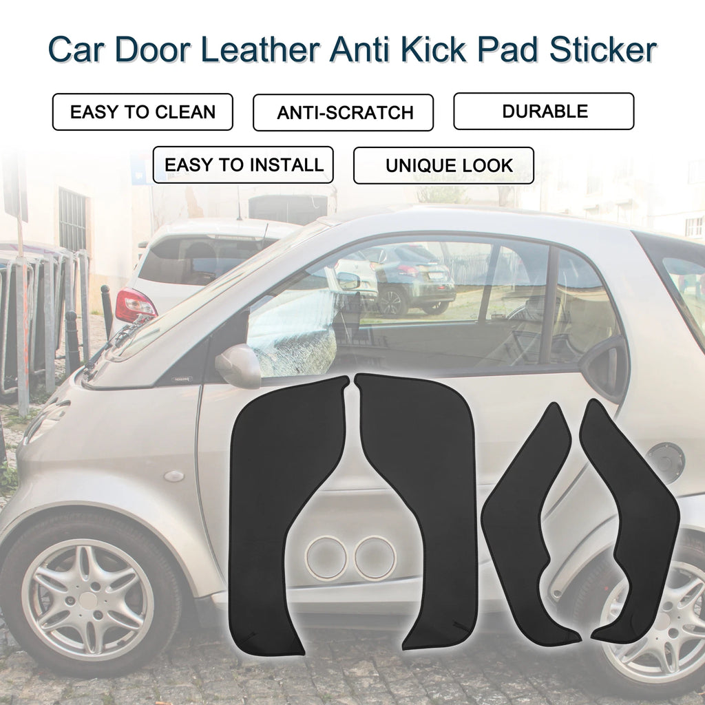 Set of 1 Car Door Leather Anti Kick Pad Sticker for Mercedes-Benz Smart (2022)