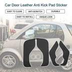Set of 1 Car Door Leather Anti Kick Pad Sticker for Mercedes-Benz Smart (2022)