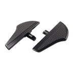 Rear Floorboards Foot Pegs for Harley Softail Street Fat Bob FXLR (2018–2023) Black