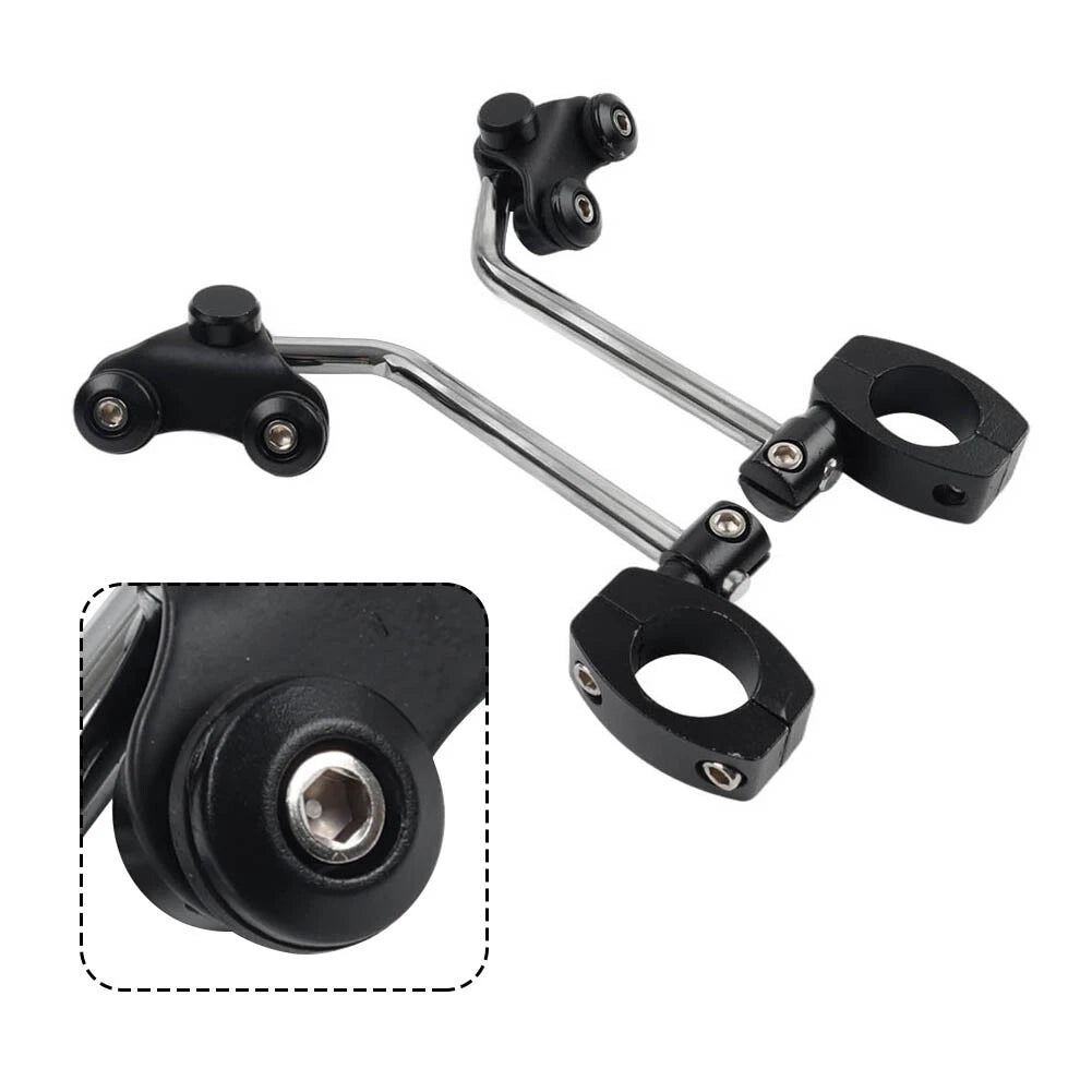 Universal Motorcycle Windshield Mounting Hardware Kit for 25mm Bars