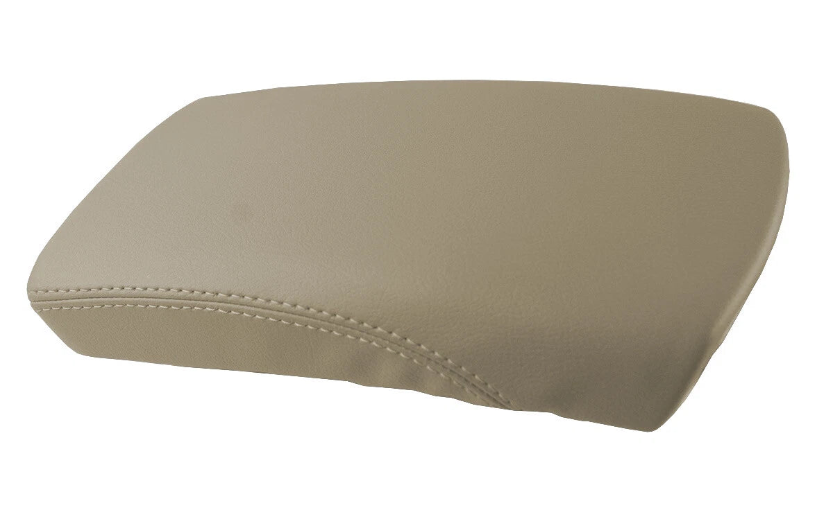Console Lid Pull Over Cover Leather for Nissan Rogue (2014–2016) Beige