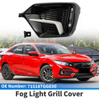 Rear Left Fog Light Grill No. 71518TGGE50 for Honda Civic Hatchback (2020–2021)