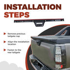 Rear Tailgate Spoiler Molding Trim for Chevy Avalanche Cadillac Escalade (2007–2013)