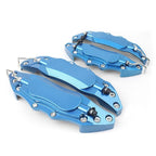 Set of 4 Disc Brake Caliper Covers for Universal Fit (3D Style, Blue)