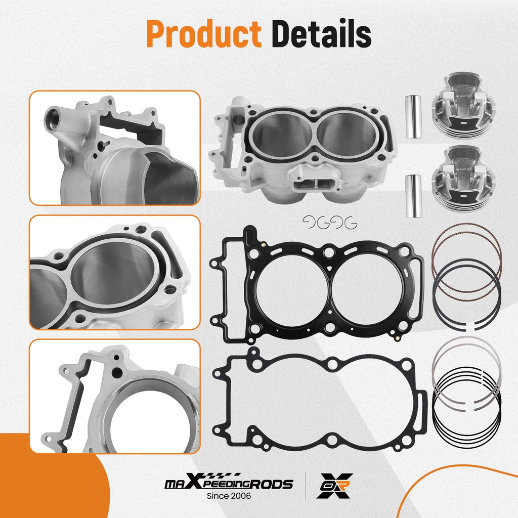 Piston Ring Kit for Polaris RZR XP 900 EPS (2011–2014)